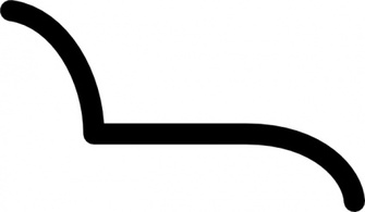 Sign Black Symbol Curve Proto Semiticn
