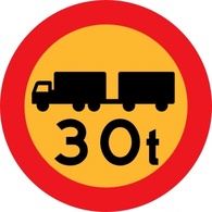 Sign Transportation Truck Warning Vehicles Trucks