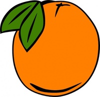 Simple Food Fruit Menu Orange Sibmission
