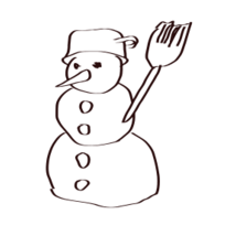 Snowman sketch