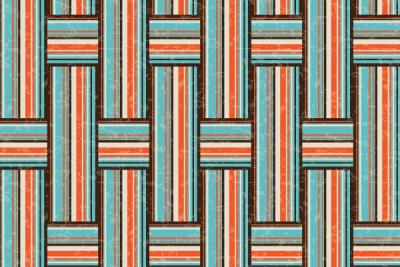 Striped Weave Pattern Vector