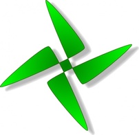 Symbol Star Logo Quad Geometric