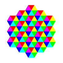 Triangle Tessellation 6 Color