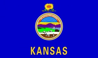 Us Kansas Flag clip art