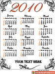 Vector 2010 Calendar