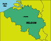 Vector Map Of Belgium