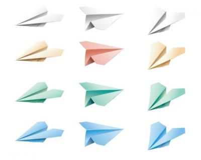 Vector Paper Airplane