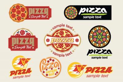 Vector Pizza Logotypes