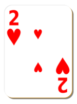 White deck: 2 of hearts