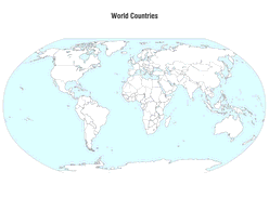 World Countries Map Vector