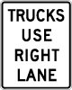 Truck Use Right Lane