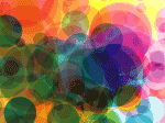 Vector Bubbles In Colors Background