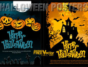Vector Halloween Templates