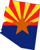 Vector Map Of Arizona