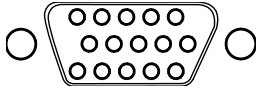 VGA Connector with 15 Poles / Pins