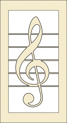 Violin Key clip art