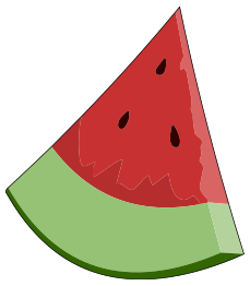 Watermelon Slice Wedge