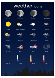 Weather Icon Complete Set