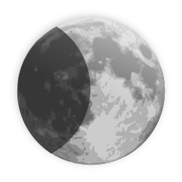 Weather Icon Half Moon