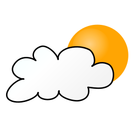 Weather Symbols: Cloudy Day simple