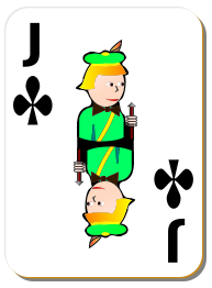 White Deck: Jack of Clubs