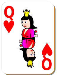 White Deck: Queen of Hearts