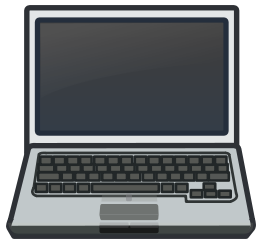 White Laptop Notebook Netbook