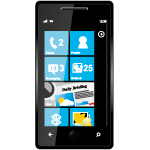 Windows 7 Phone Vector Image