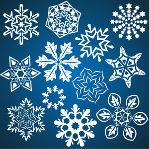 Winter Vector Snowflakes