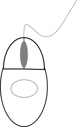Wired Mouse clip art